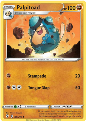 SS7 089/203 Palpitoad U